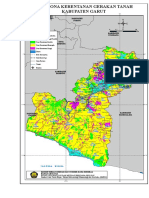 Peta Zona Kerentanan Gerakan Tanah Kabupaten Garut