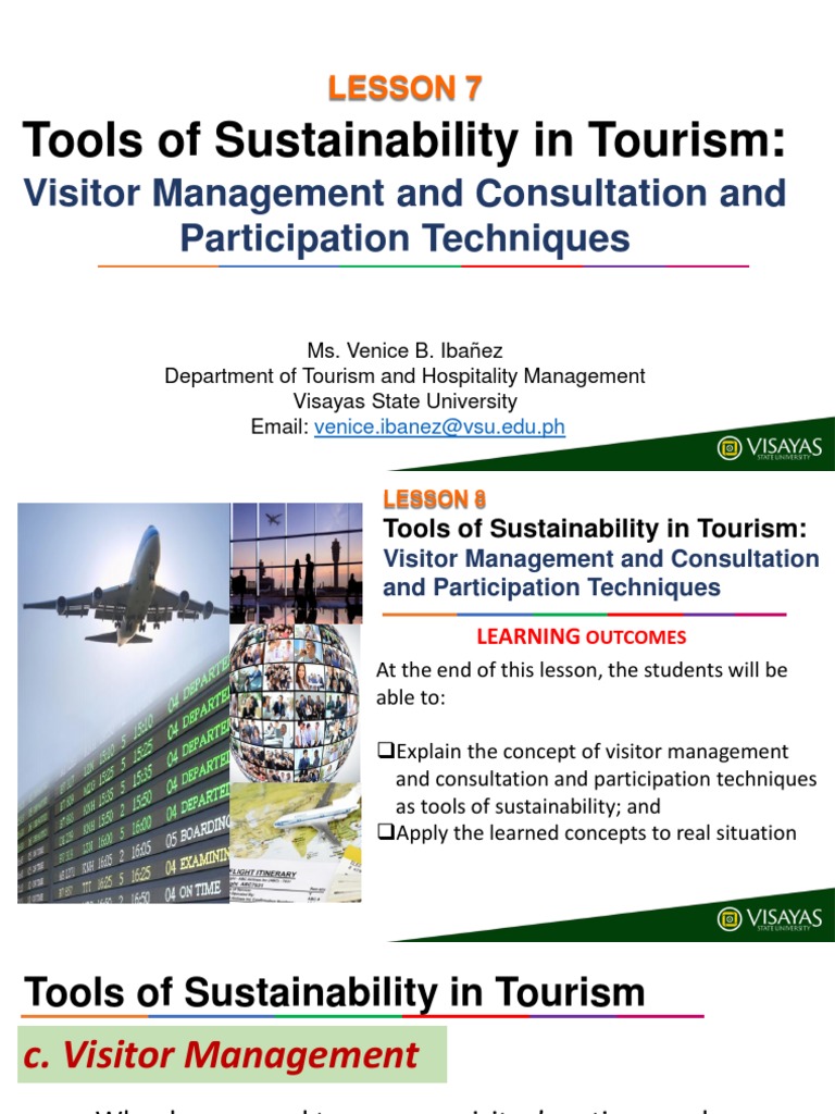 sustainability in tourism pdf