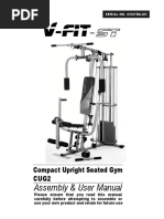 Assembly & User Manual: Compact Upright Seated Gym Cug2