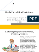 Tema 5 - La Etica Profesional - Presentacion