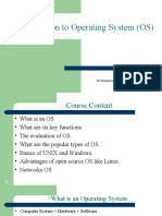 Introduction To Operating System (OS)