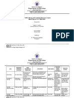 Department of Education: CPGHS Library and Learning Resource Center Work Plan For S.Y. 2020-2021