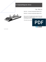 Scilogex MS-HS10 and MS-M-S10 Hotplate and Magnetic Stirrer User Manual