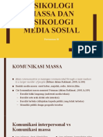 Materi M-11 Komunikasi Massa Dan Media Sosial