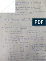 Consistency and Inconsistency of System of Linear Equations