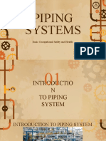 Piping Systems: Basic Occupational Safety and Health