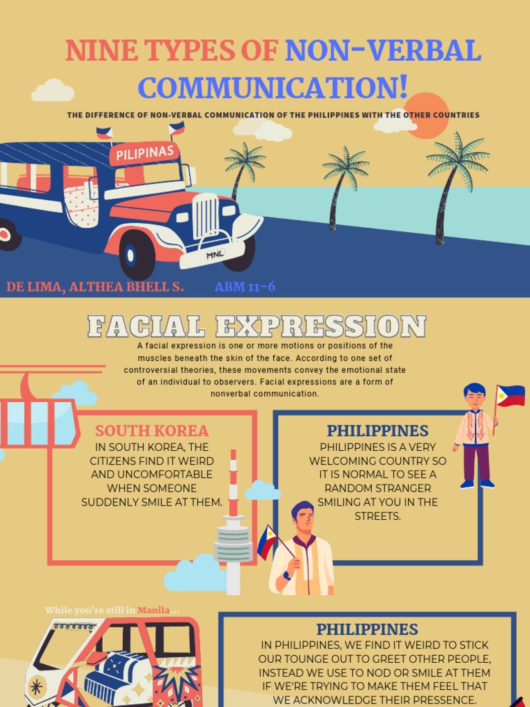 Nine Types of Non-Verbal Communication! | PDF | Nonverbal Communication ...
