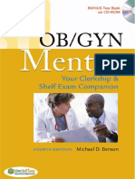 OB GYN Mentor Your Clerkship and Shelf Exam Companion 4th Ed