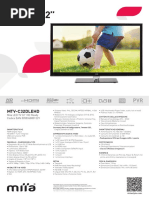 1064 - Z - 895612 TV Miia 32 Pollici MTV-C32DLEHD - Ita