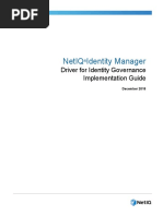 Netiq Identity Manager: Driver For Identity Governance Implementation Guide