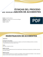 INVESTIGACIÓN ACCIDENTES TEORÍA TÉCNICAS