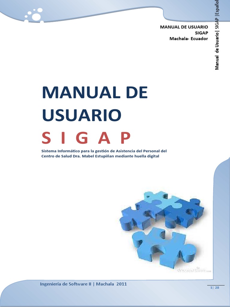 Manual de Usuario del Sistema SIGAP | PDF | Ventana (informática ...