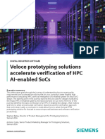 Siemens SW Veloce Prototyping Solutions Accelerate Verification WP 84204 D3