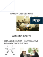 Group Discussions