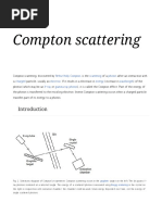 Compton Scattering Overview