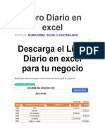 Libro Diario en Excel
