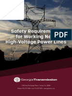 Safety Requirements For Working Near High-Voltage Power Lines