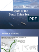 class work on Dispute of the south china sea without animation