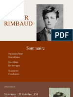 Exposé/Présentation - Arthur Rimbaud - 5ème