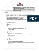 Cálculo integral - Ejercicios resueltos de integrales definidas e indefinidas