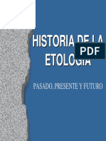 Historia de La Etologia