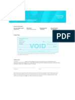 Direct Deposit Enrollment Form: Account Information