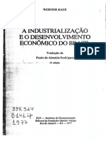 Baer - Industrialização e o Desenvolvimento Econômico Do Brasil - Capítulo 5