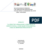 La práctica pedagógica como base para el desarrollo integral