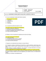 Evaluación diagnóstica de Derecho Laboral I