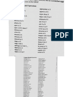 Common Idiomatic Expression