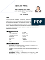 Curriculum Vitae Jennifer Vera Lenes