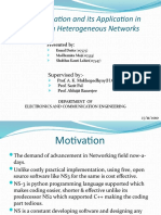 NS-3 Simulation and Its Application in Simulating Heterogeneous Networks