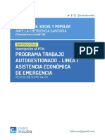 Programa Trabajo Autogestionado - Junio 2020 Completo