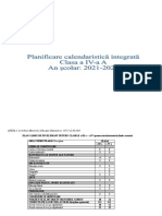 Planificare Calendaristică IV