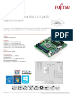 Fujitsu Mainboard D3 Mainboard D3220-B ATX: Data Sheet