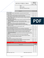 Auditoría de permiso de trabajo completa revisión de seguridad