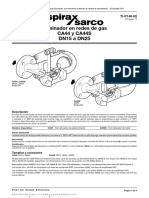 Eliminador en Redes de Gas CA44 y CA44S DN15 A DN25: Descripción