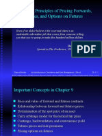 Chapter 9: Principles of Pricing Forwards, Futures, and Options On Futures