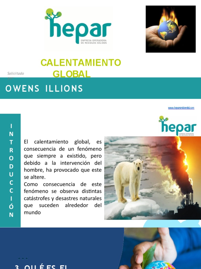 Medidas para Combatir el Calentamiento Global | PDF | Cambio climático ...