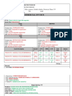 Formato Commercial Invoice - Consulta Mipyme MX