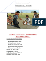 Proyecto Día de La Tradición - 3er Ciclo - Esc.161