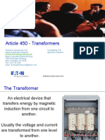 Article 450 Transformers