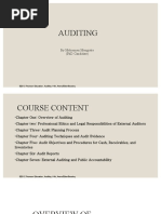 1 Chapter 1 Introduction To Auditing