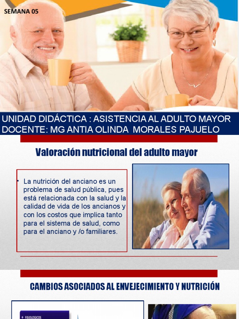 VALORACIÓN NUTRICIONAL DEL ADULTO MAYOR 2021 | PDF | Vejez | Dieta y ...