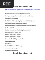 Download Civil Engineering eBooks Download Links by Farrukh Shahzad SN54612499 doc pdf