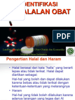 IDENTIFIKASI OBAT HALAL