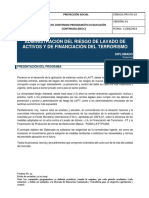 BGPRFI0005-D Administración Del Riesgo Lavado de Activos V3