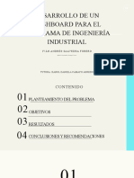 Desarrollo de Un Dashboard para El Programa de Ingeniería Industrial