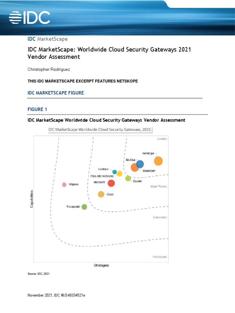 IDC Worldwide Cloud Security Gateways 2021 | PDF | Cloud Computing ...