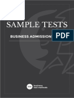 BTM Sample Tests